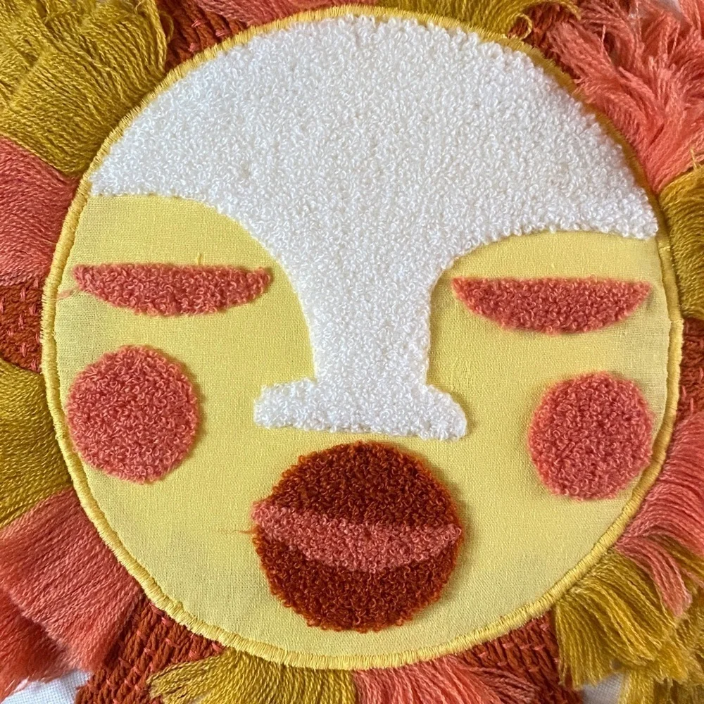 Round Throw Opalhouse Fringed and Embroidered 🆕